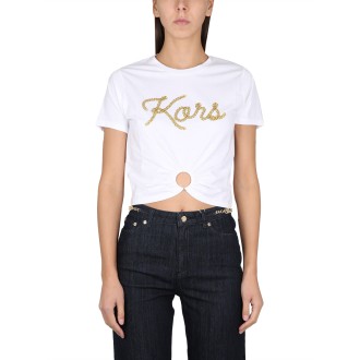 michael by michael kors t-shirt with logo