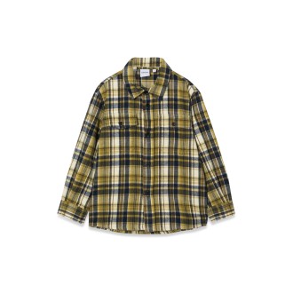 aspesi m/l plaid shirt