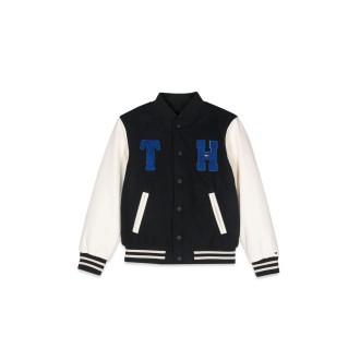 tommy hilfiger reversible varsity bomber jacket