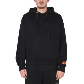 heron preston sweatshirt with logo patch