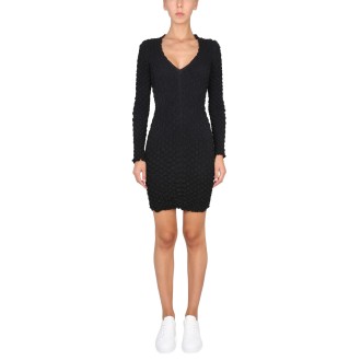 mcq chunky knit dress