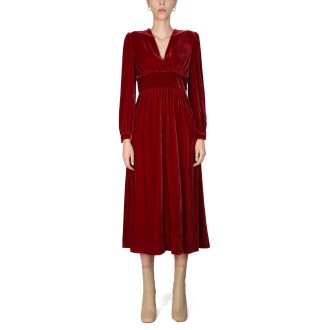 boutique moschino panné velvet dress