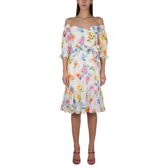 boutique moschino dress with floral pattern