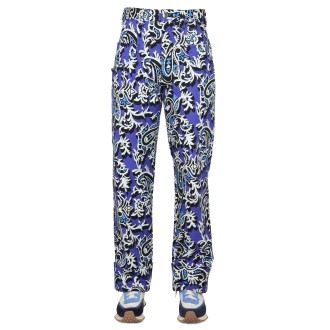 etro paisley stretch cotton jeans