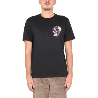 ps by paul smith tie dye skull print t-shirt