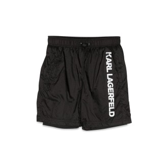 karl lagerfeld bermuda shorts side logo