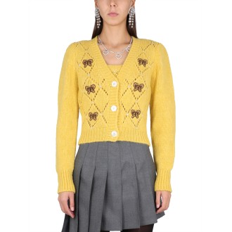 alessandra rich v-neck cardigan