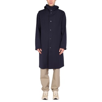 monobi hooded trench coat