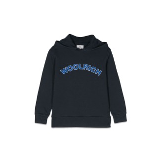 woolrich varsity logo hoodie