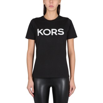 michael by michael kors t-shirt with logo