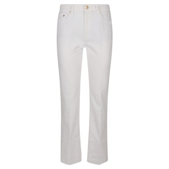 jeans bordo alto White