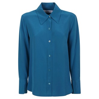 Equipment - Camicia in Seta Green