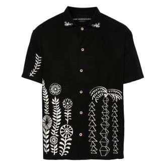 Andersson Bell `May` Embroidery Open Collar Short Sleeve Shirt