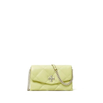 Tory Burch `Kira Diamond Quilt` Chain Wallet