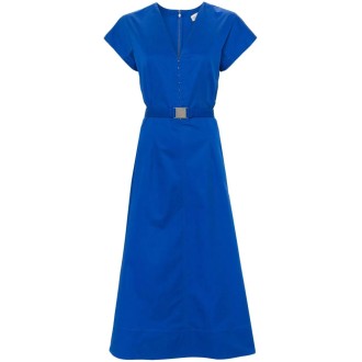 Tory Burch Waisted V-Neck Dress