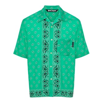 Palm Angels `Paisley` Bowling Shirt