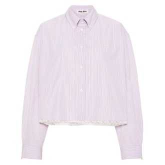 Miu Miu Cropped Shirt