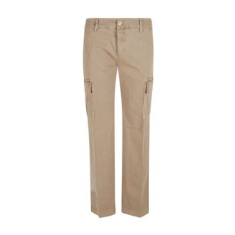 Pantalone VICTORIA , di Mason's, da donna, colore cammello. Modello cargo. 