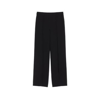 Pantalone ORIANA, di Max Mara S, da donna, colore nero. Modello piega stirata sulla gamba. Chiusura con zip invisibile sul fianco. Vestibilità comoda. 